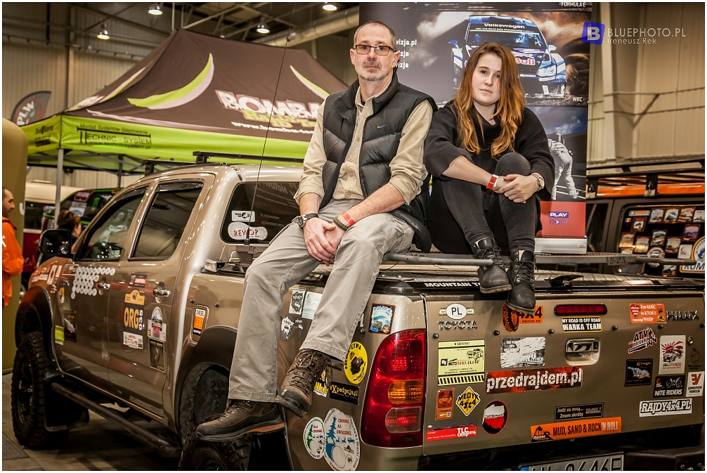 Romek Piotrowski z córką