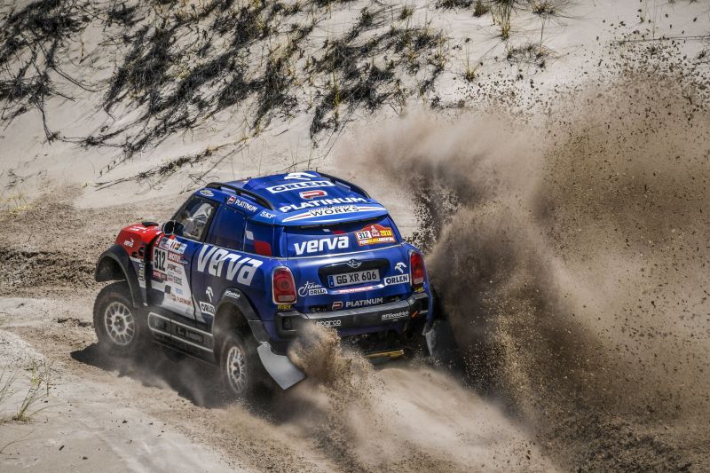 Mini Kuby Przygońskiego w czasie Rajdu Dakar 2018